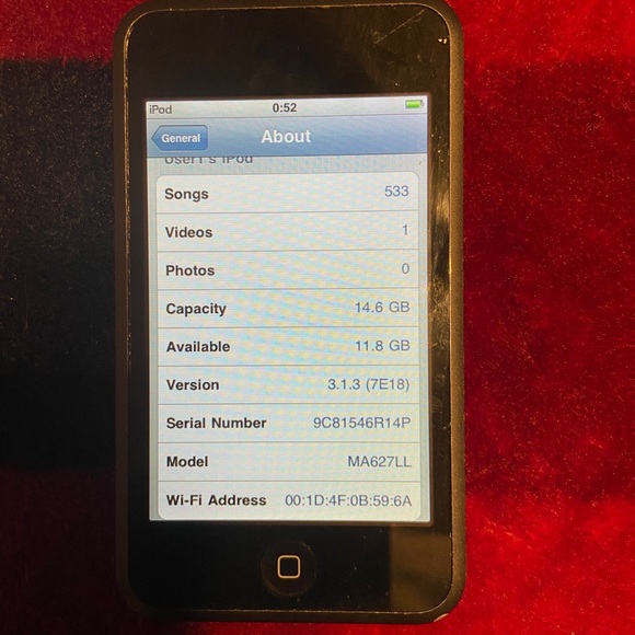 iPod 16g (533 Songs) - Picture 1 of 2